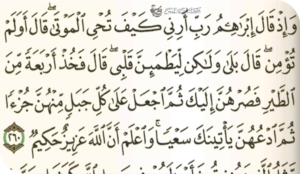 فهم كلمة النبي إبراهيم (عليه السلام) *"ولكن ليطمئن قلبي"* في ضوء النصوص القرآنية والروايات