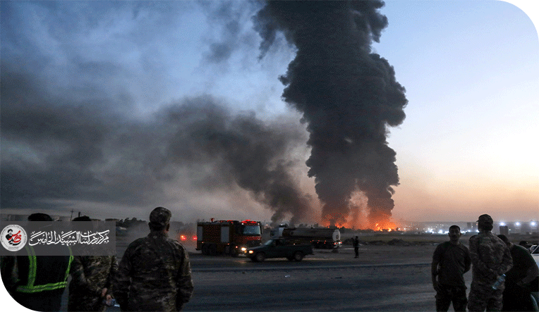 استهداف مواقع شركات إماراتية في حقل كورمور بالسليمانية