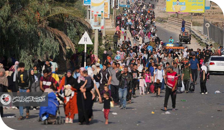 تهجير جماعي تحت التهديد = جريمة حرب موصوفة لا “تحذير إنساني”