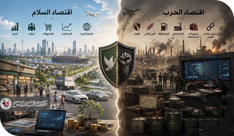 الاقتصاد الحربي واقتصاد السلم في سلسلة ميزانية الحرب