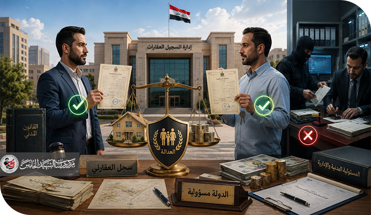 التزوير العقاري في العراق ومسؤولية الدولة عن أخطاء التسجيل العقاري