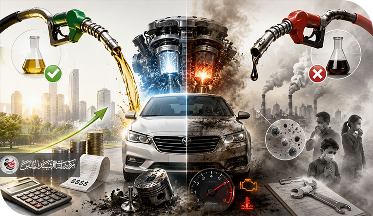 الوقود منخفض الأوكتان وأضراره على المحركات والبيئة وصحة الإنسان