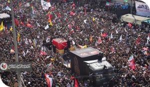 العشق الصادق للخامنئي في مشهد الوداع المهيب