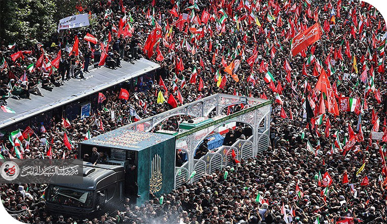 تشييع الإمام الخامنئي والحشود المليونية في طهران