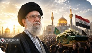 تشييع السيد علي الخامنئي في العراق وميثاق الدم
