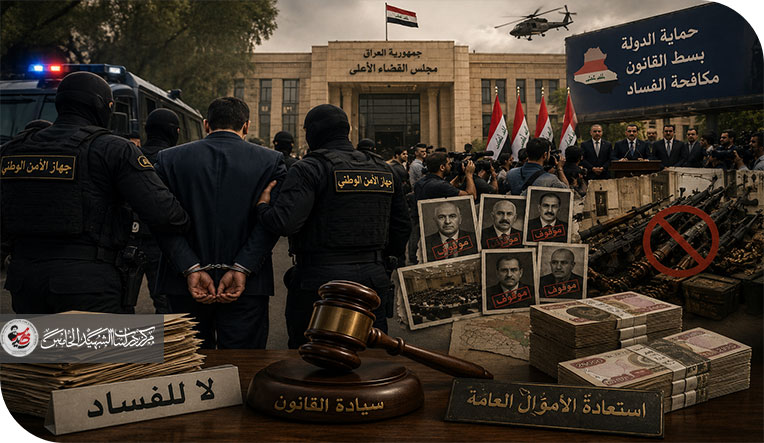 حملة الزيدي ضد الفساد والسلاح المنفلت في العراق