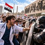 في الهواء الطلق: قمع المتظاهرين