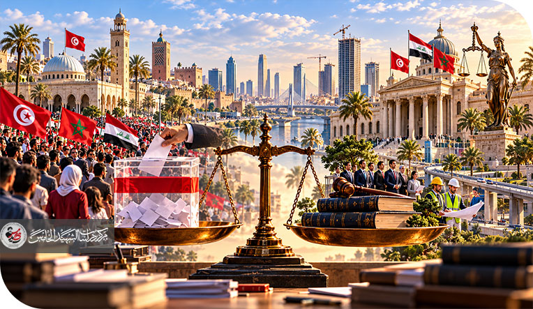 الديمقراطية والإصلاح السياسي في الدول العربية بين مطلب التغيير ومأزق بناء الدولة الديمقراطية دراسة تحليلية مقارنة